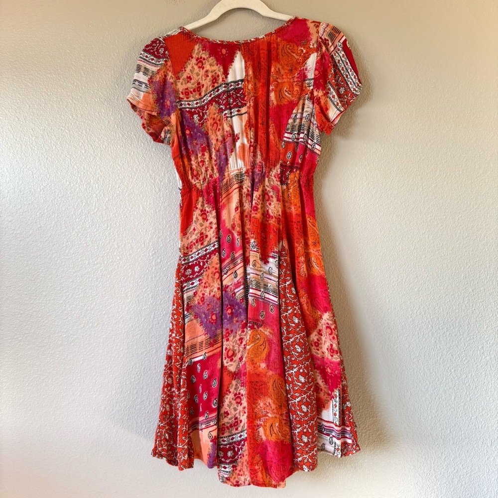 Bila Patchwork Dress Beaded Drawstring - image 2